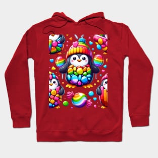 Penguins Candy 8 Hoodie